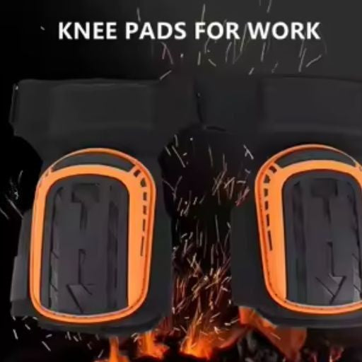 Gel Knee Pads for Tradespeople — Hard Cap, Adjustable Straps, All-Day Comfort