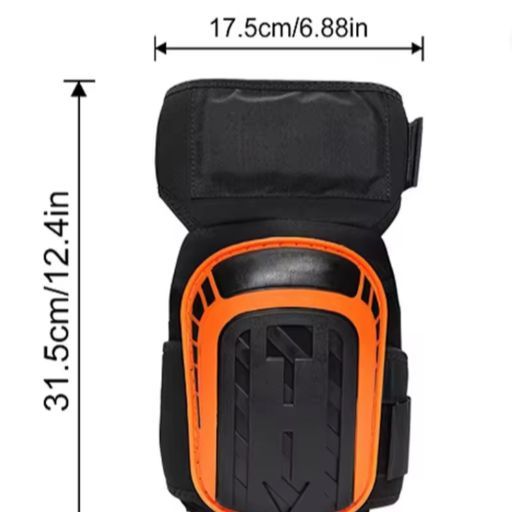 Gel Knee Pads for Tradespeople — Hard Cap, Adjustable Straps, All-Day Comfort