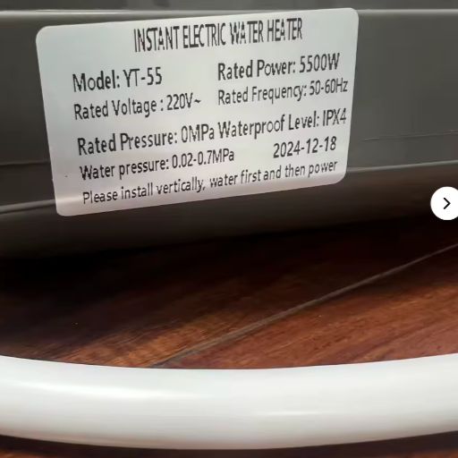 Electric Tankless Water Heater — Whole-Home or Point-of-Use, Compact Design