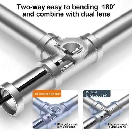 Borescope Inspection Camera — Flexible, Wi-Fi, for Walls & Tight Spaces