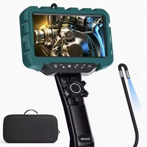 Plumbing Inspection Camera — Self-Leveling, Push Rod, Color LCD Display
