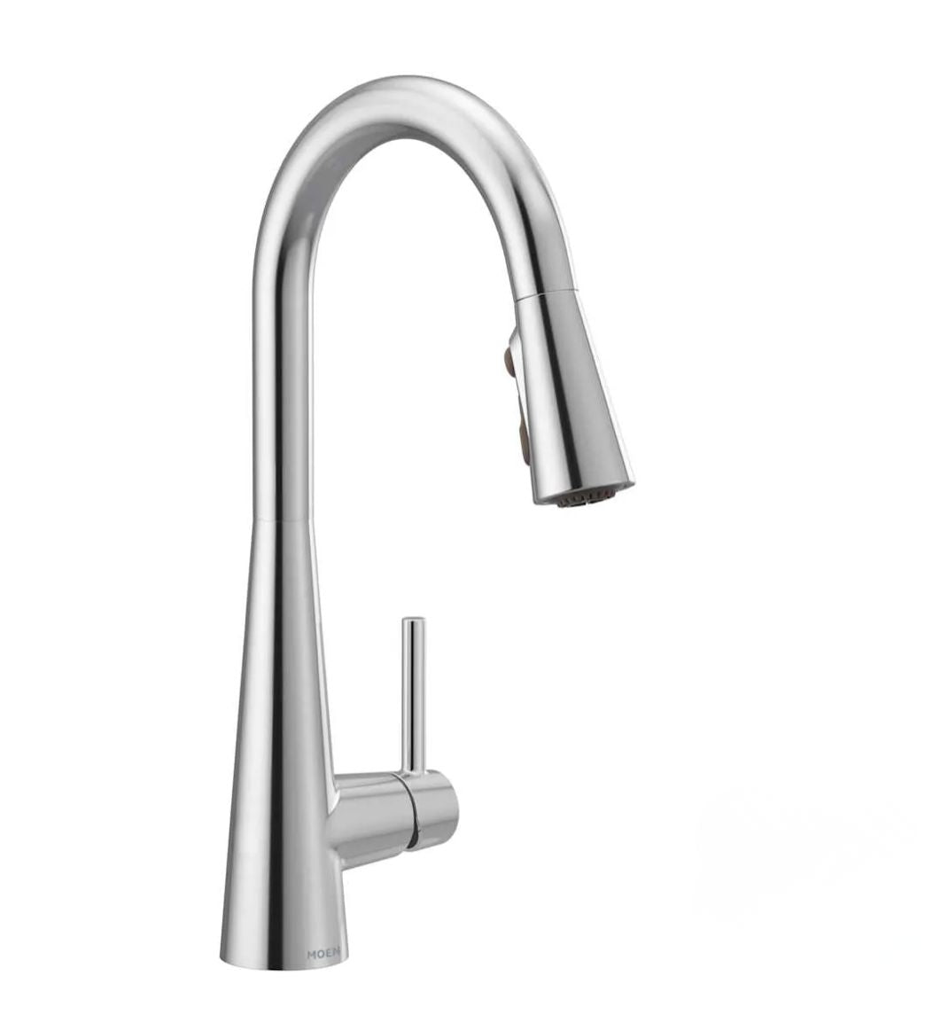 Moen Brantford Single-Handle Pull-Down Kitchen Faucet — Spot Resist Stainless | 87014SRS
