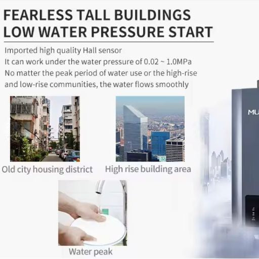 Gas Tankless Water Heater — On-Demand Hot Water, Energy Star Rated