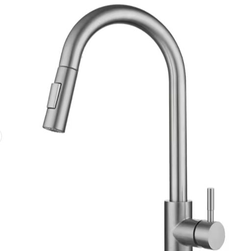 Touchless Kitchen Faucet — Motion Sensor, Pull-Down Spray, All Finishes