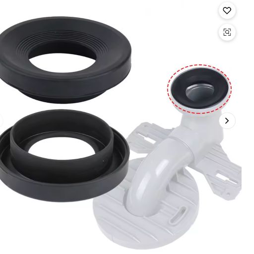 Wax-Free Toilet Seal — Reusable, Adjustable for Any Flange Height